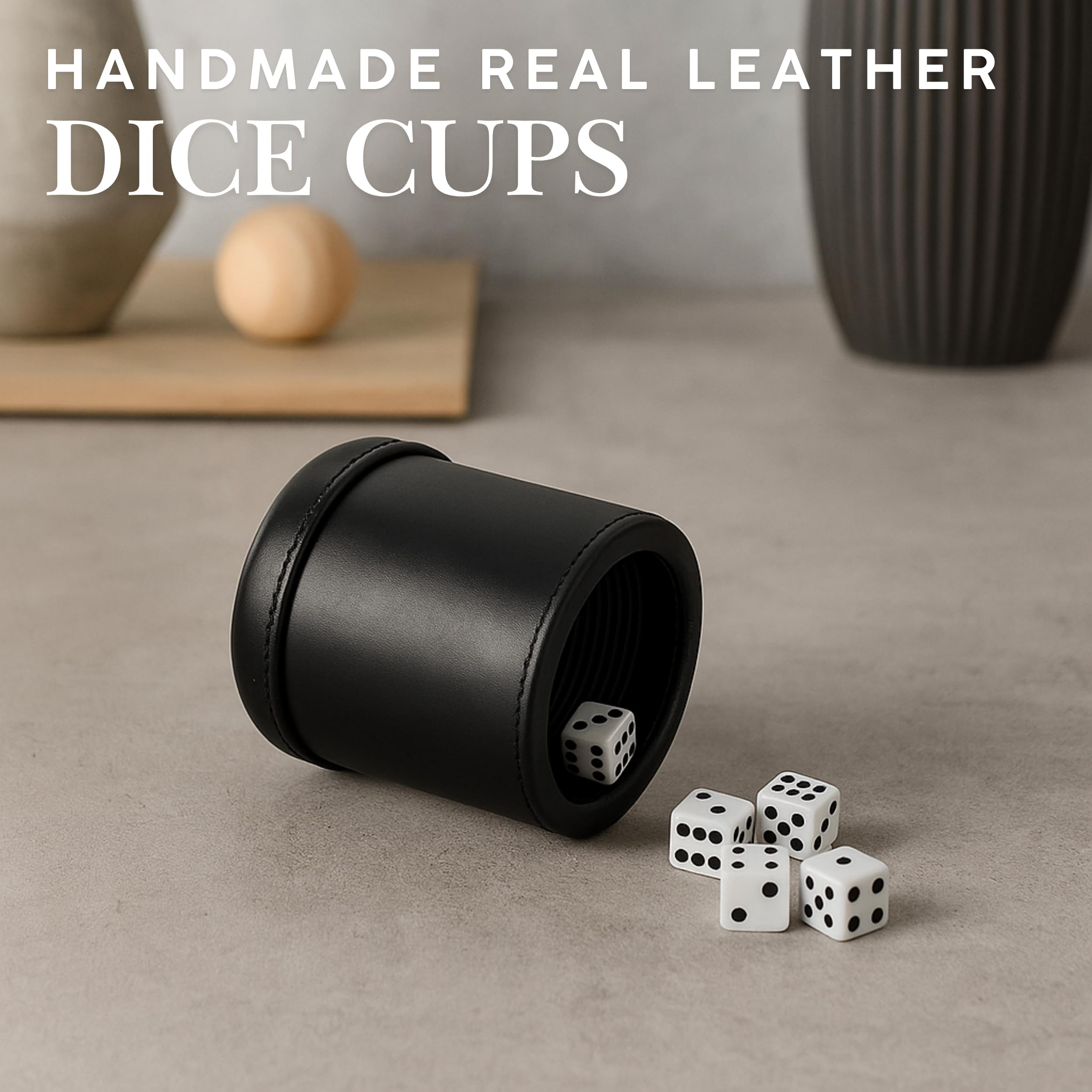 Amazon.com: WE Games Professional Handmade Black Leather Dice Cup